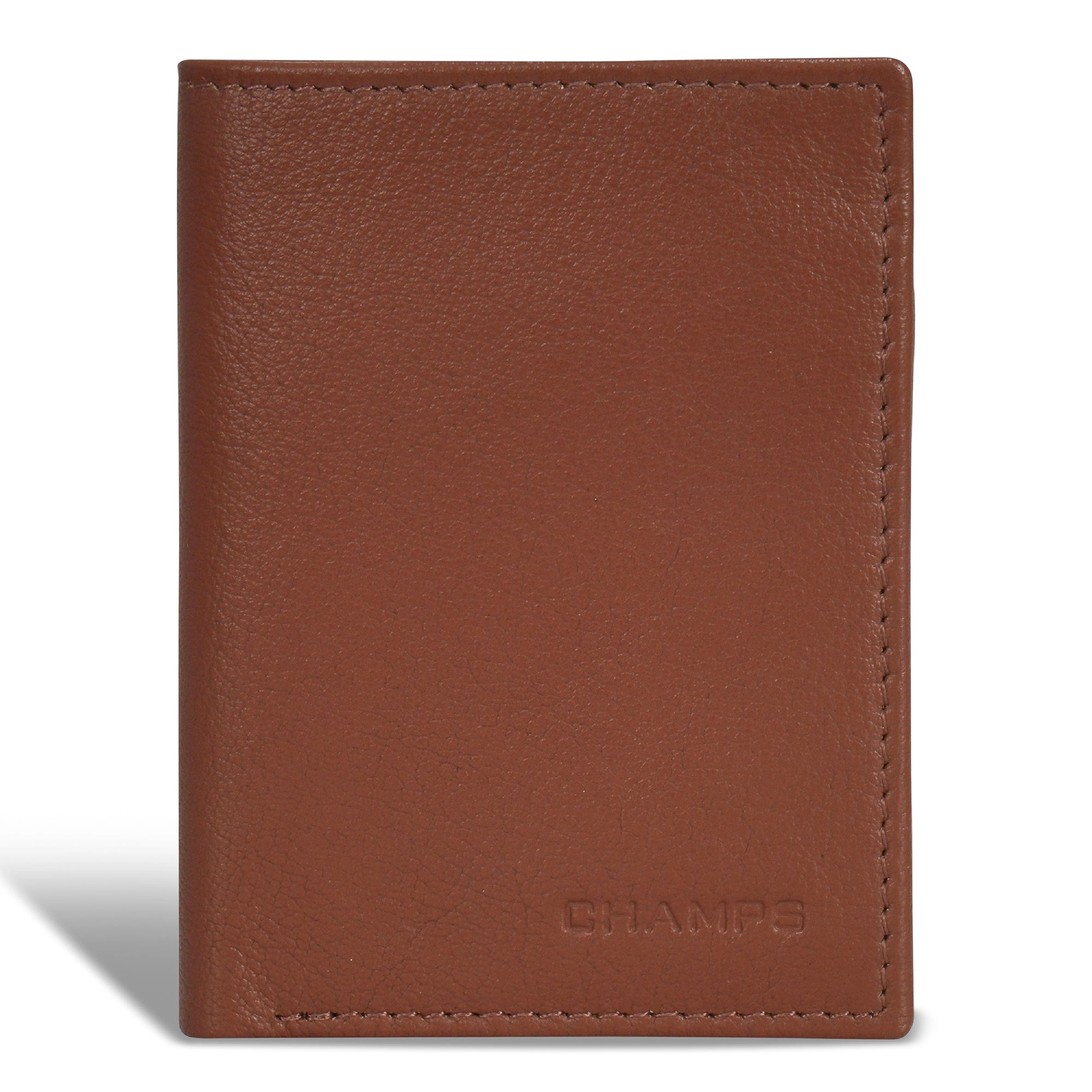 Onyx / Leather Vertical Slim Wallet *Drop Ship*
