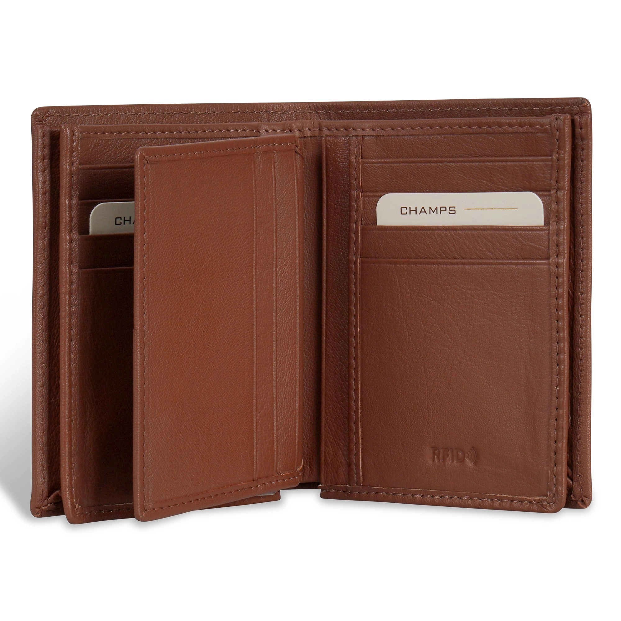 Onyx / Leather Vertical Wallet *Drop Ship*