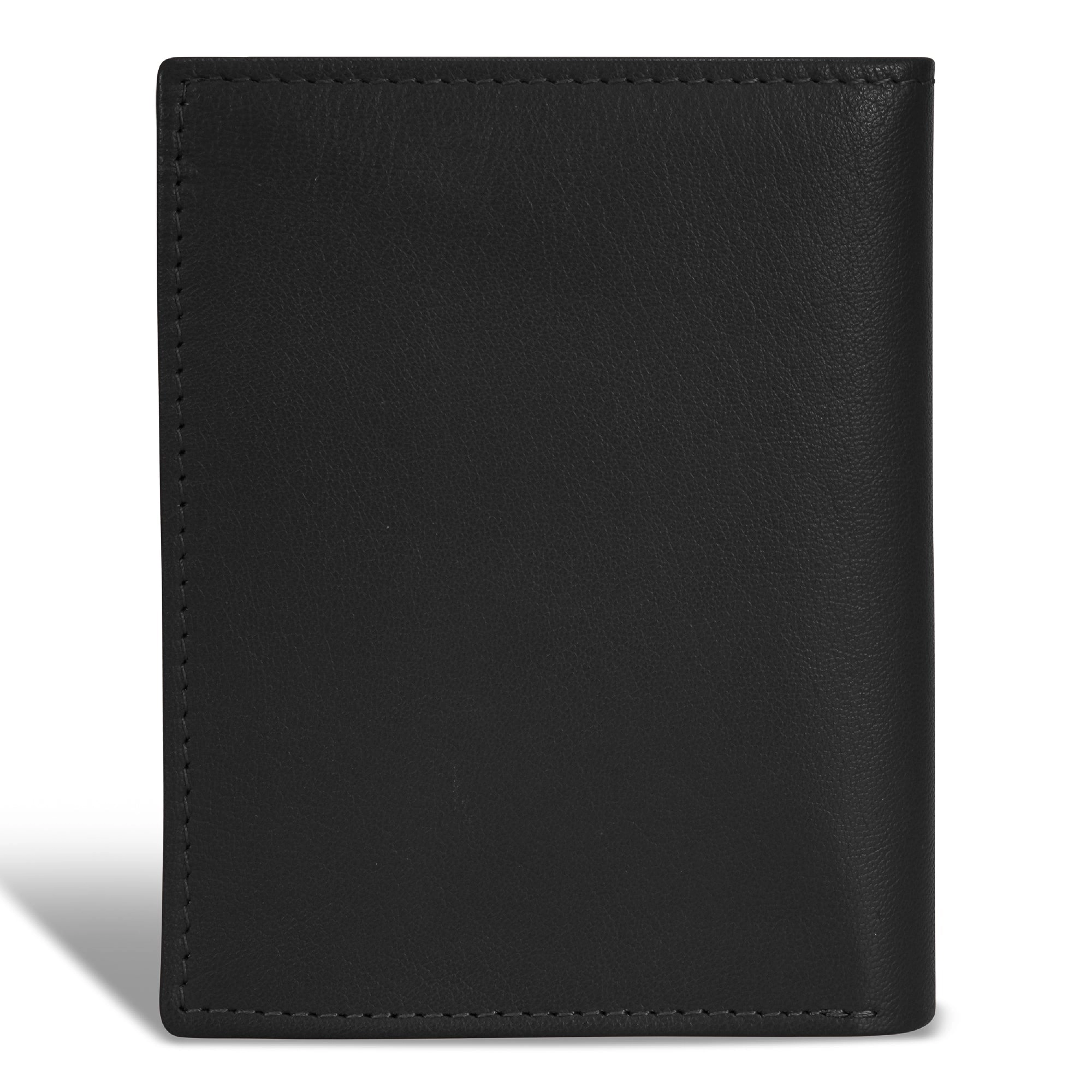 Onyx / Leather Vertical Wallet *Drop Ship*