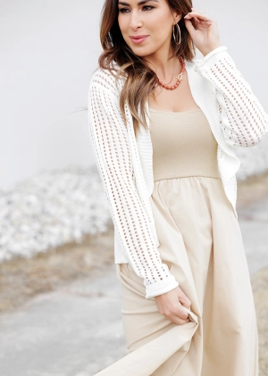 Open Knit Cardigan