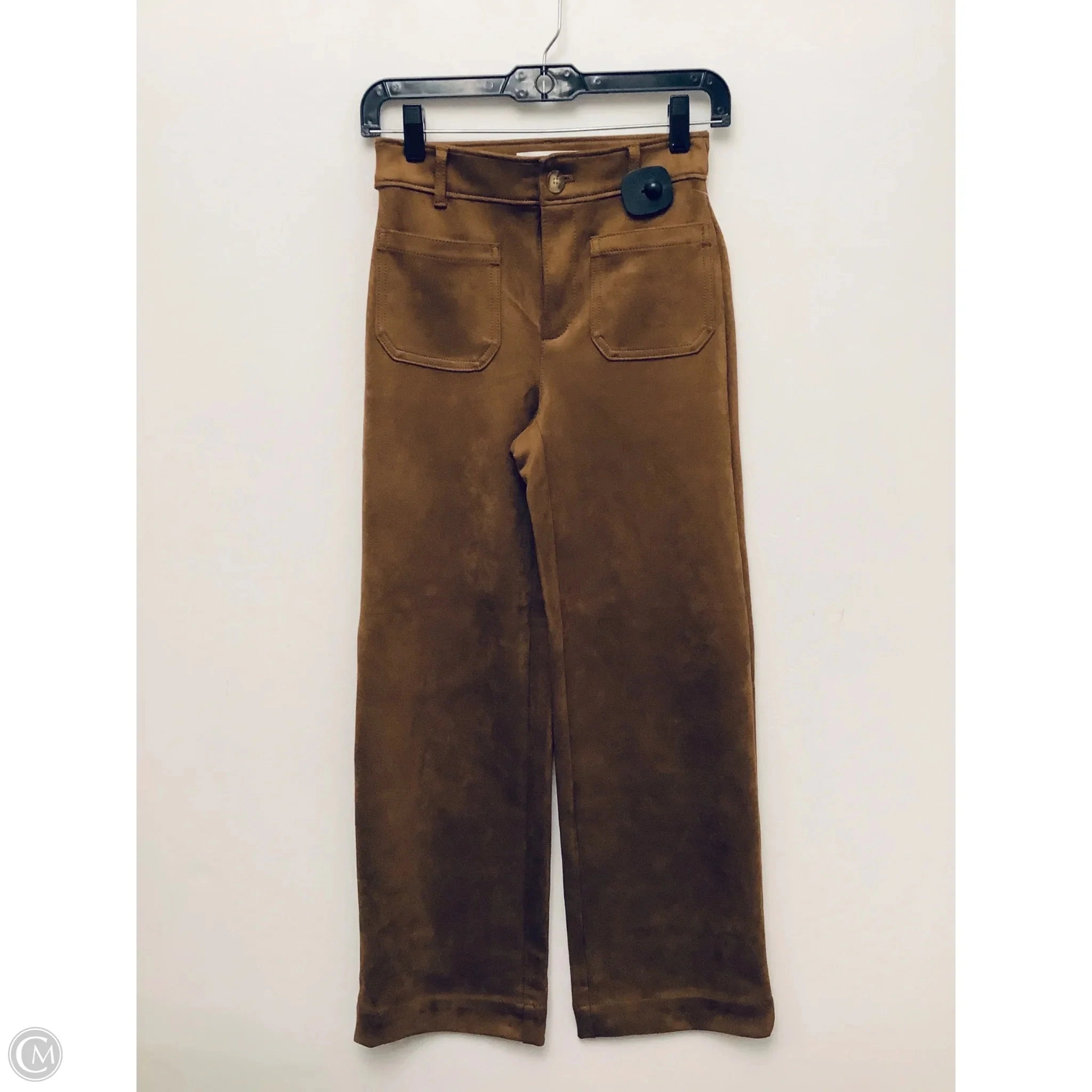Pants Wide Leg By Loft In Brown, Size: 0
