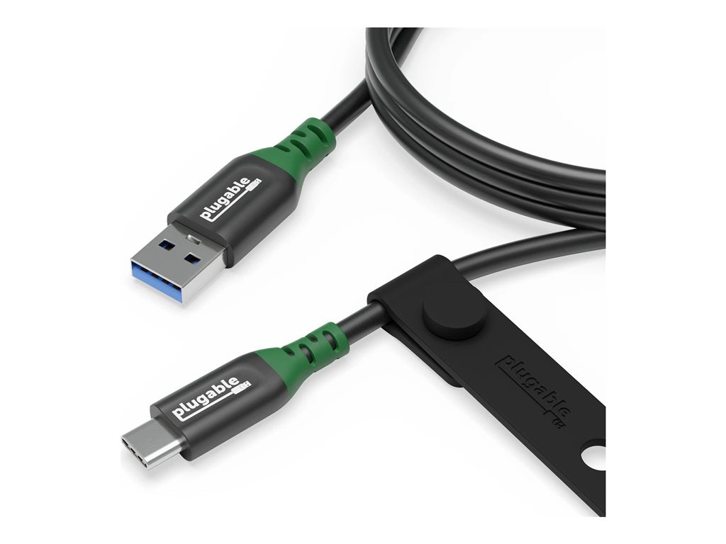 Plugable - USB cable - 24 pin USB-C (M) to USB Type A (M) - USB 3.2 Gen 2 - 20 V - 3 A - 3.3 ft - data & charge USBC-A1M