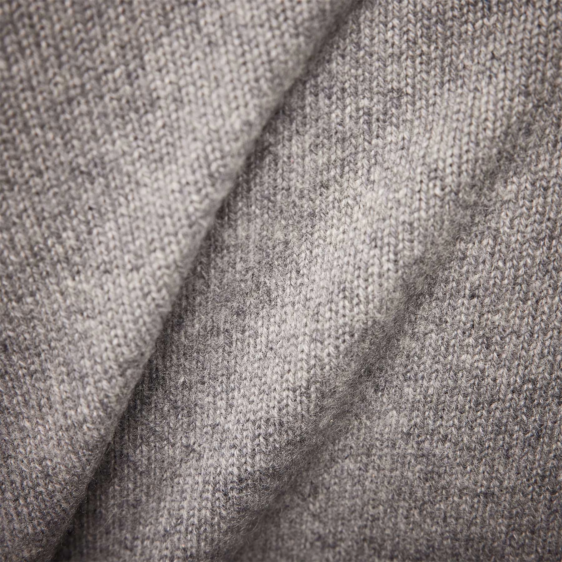 Recycled Cashmere Robe - Heather Grey