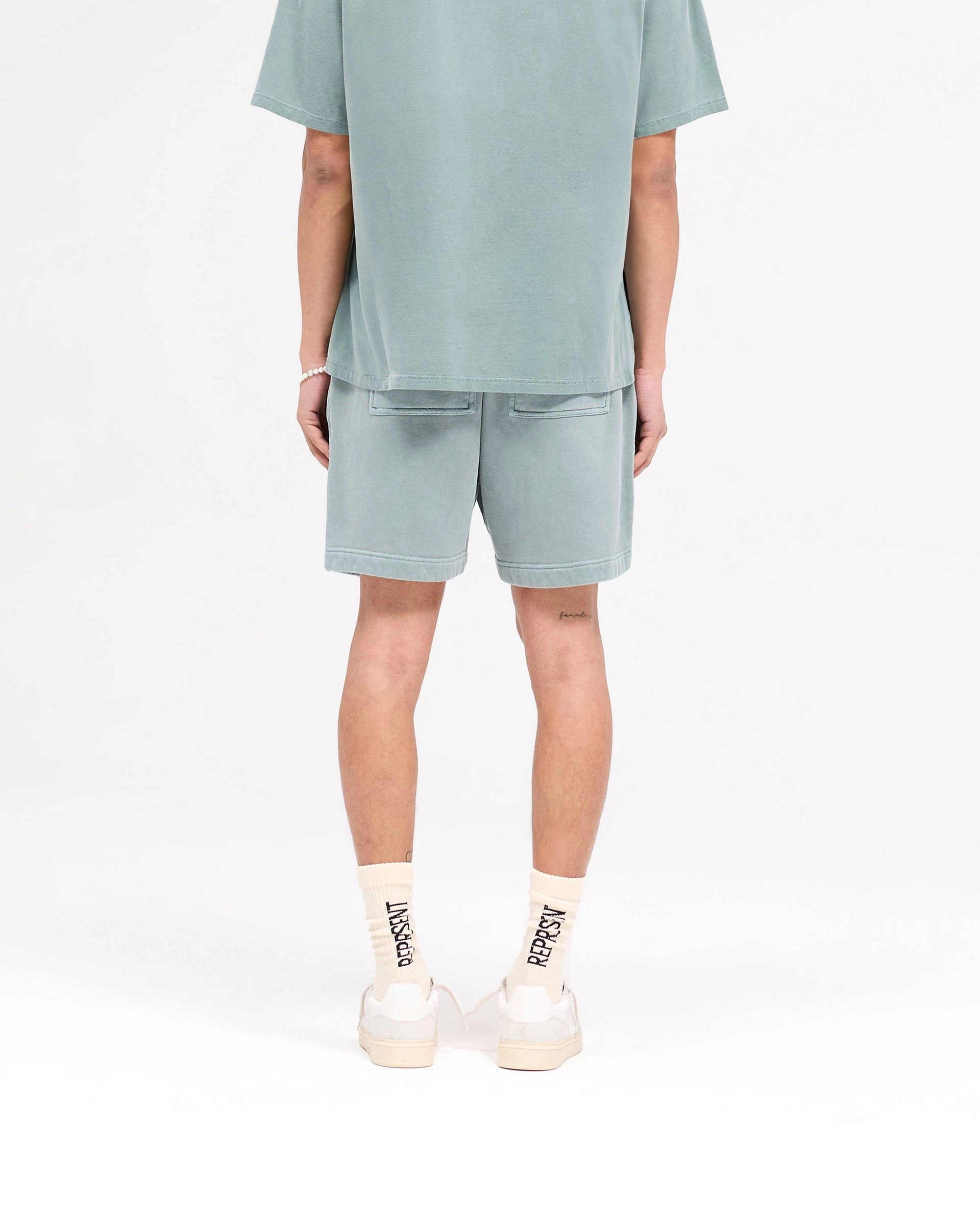 Rep Applique Shorts - Forest Green