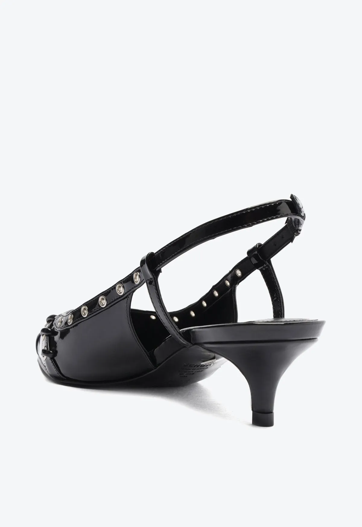 Ruth Mid Patent Leather Pump