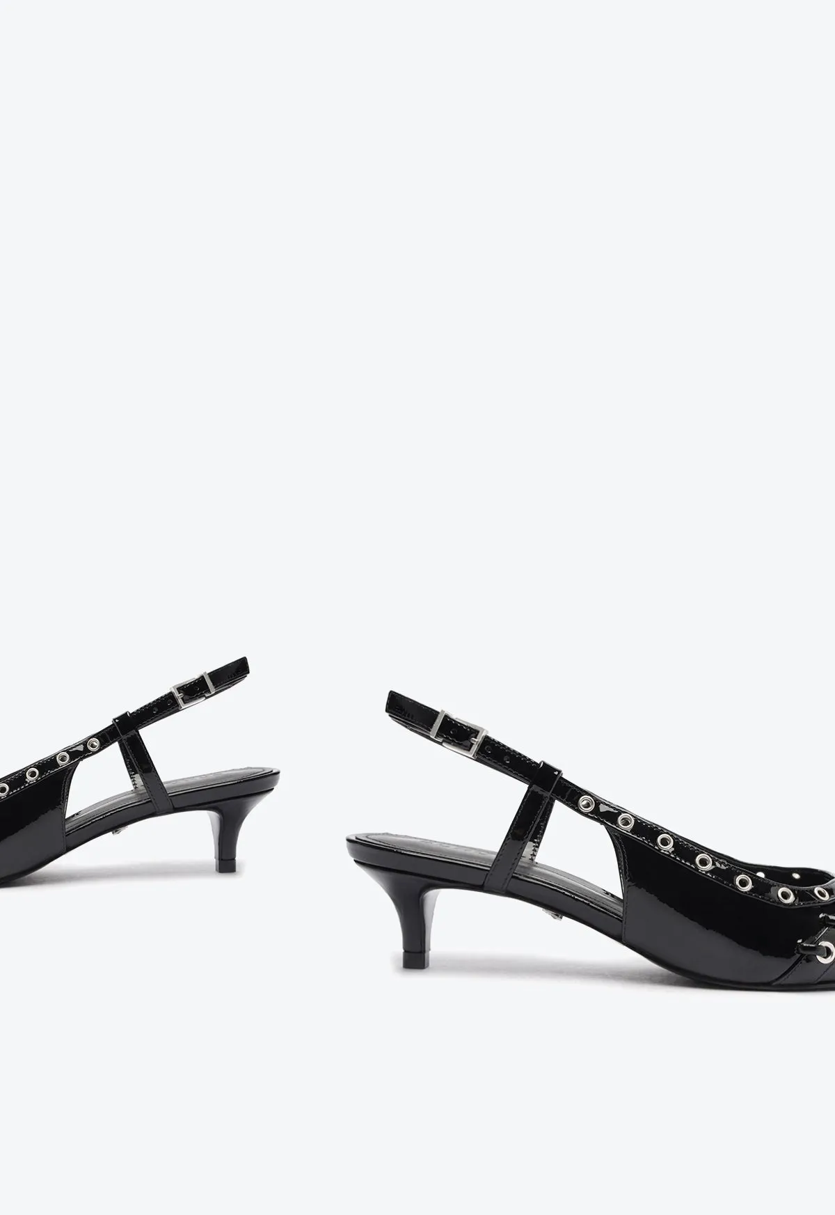 Ruth Mid Patent Leather Pump