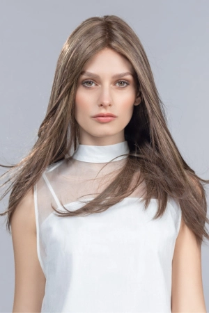 Sale - Ellen Wille Toppers - Impact - Human Hair - Color: Dark Chocolate Mix