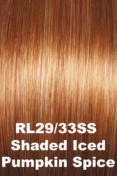 Sale - Raquel Welch Toppers - Top Billing 18" Lace Front - Color: Shaded Iced Pumpkin Spice (RL29/33SS)