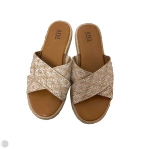 Sandals Flats By Ana In Cream, Size: 9.5
