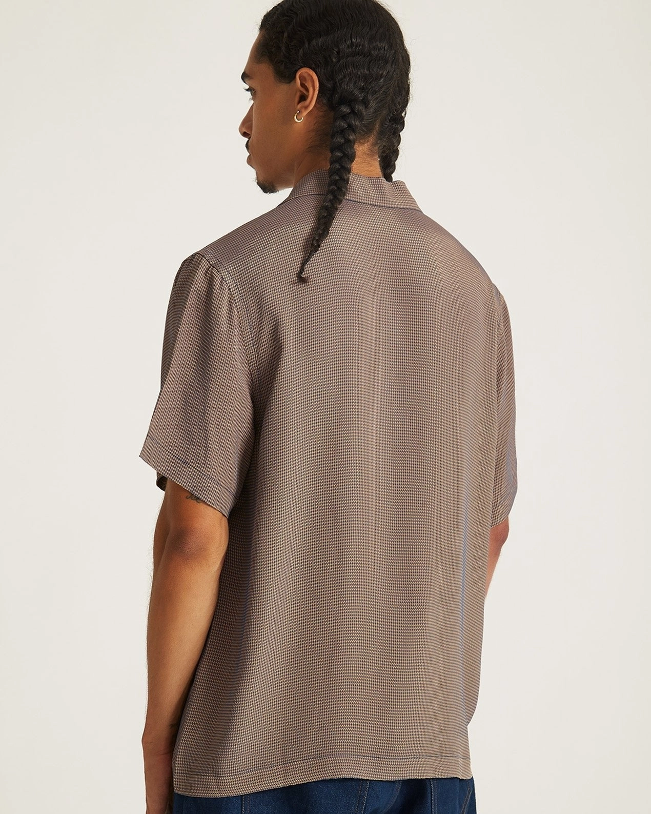 Saturdays NYC - Ocean York Mini Houndstooth Shirt