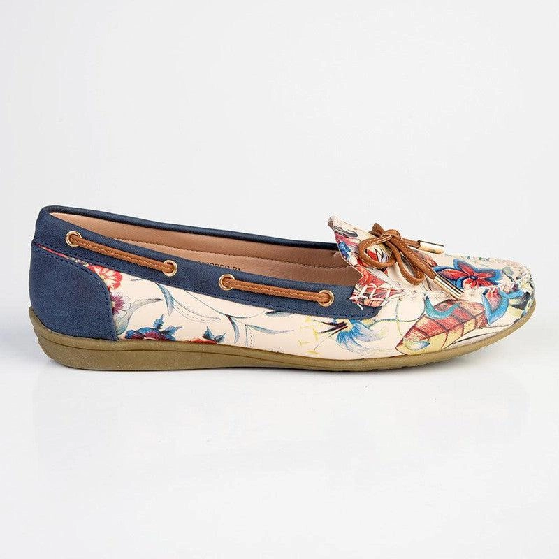 Soft Style by Hush Puppies Domino Floral Loafer - Pearl