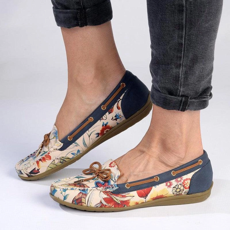 Soft Style by Hush Puppies Domino Floral Loafer - Pearl