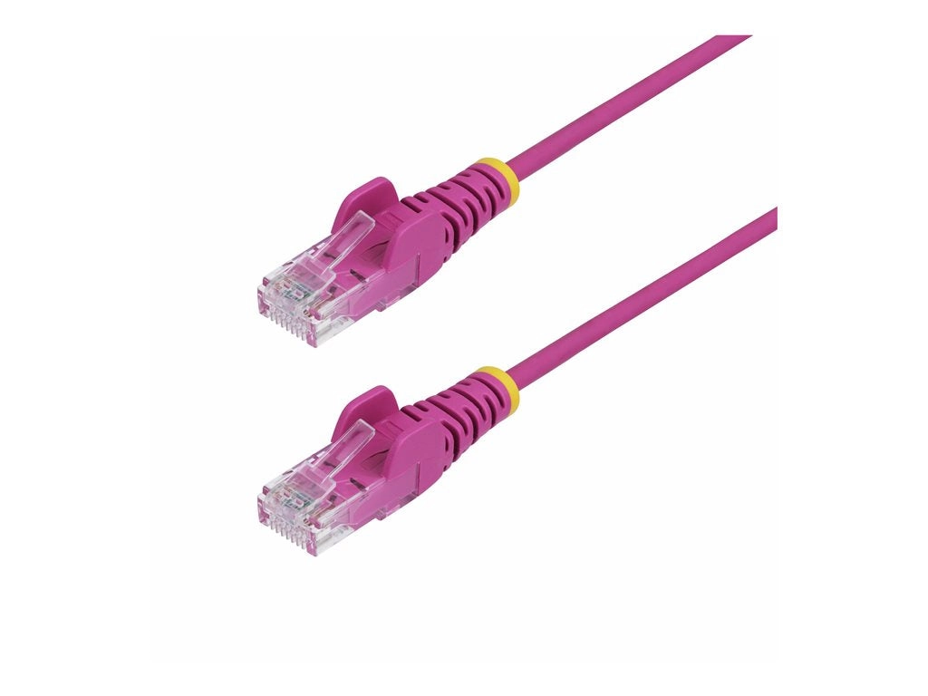 StarTech.com 10ft Pink Slim CAT6 Ethernet Cable, Snagless, 28AWG, LSZH - Patch cable - RJ-45 (M) to RJ-45 (M) - 10 ft - 0.1 in N6PAT10PKS