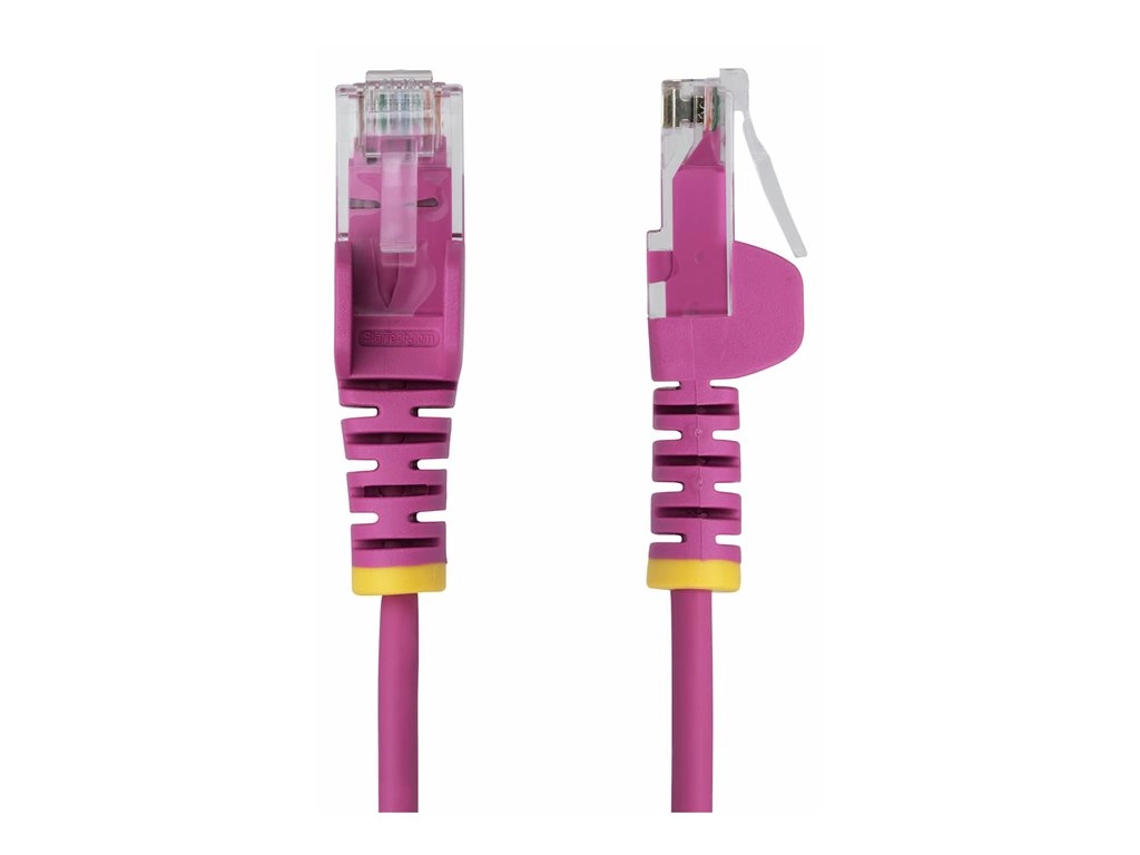StarTech.com 10ft Pink Slim CAT6 Ethernet Cable, Snagless, 28AWG, LSZH - Patch cable - RJ-45 (M) to RJ-45 (M) - 10 ft - 0.1 in N6PAT10PKS