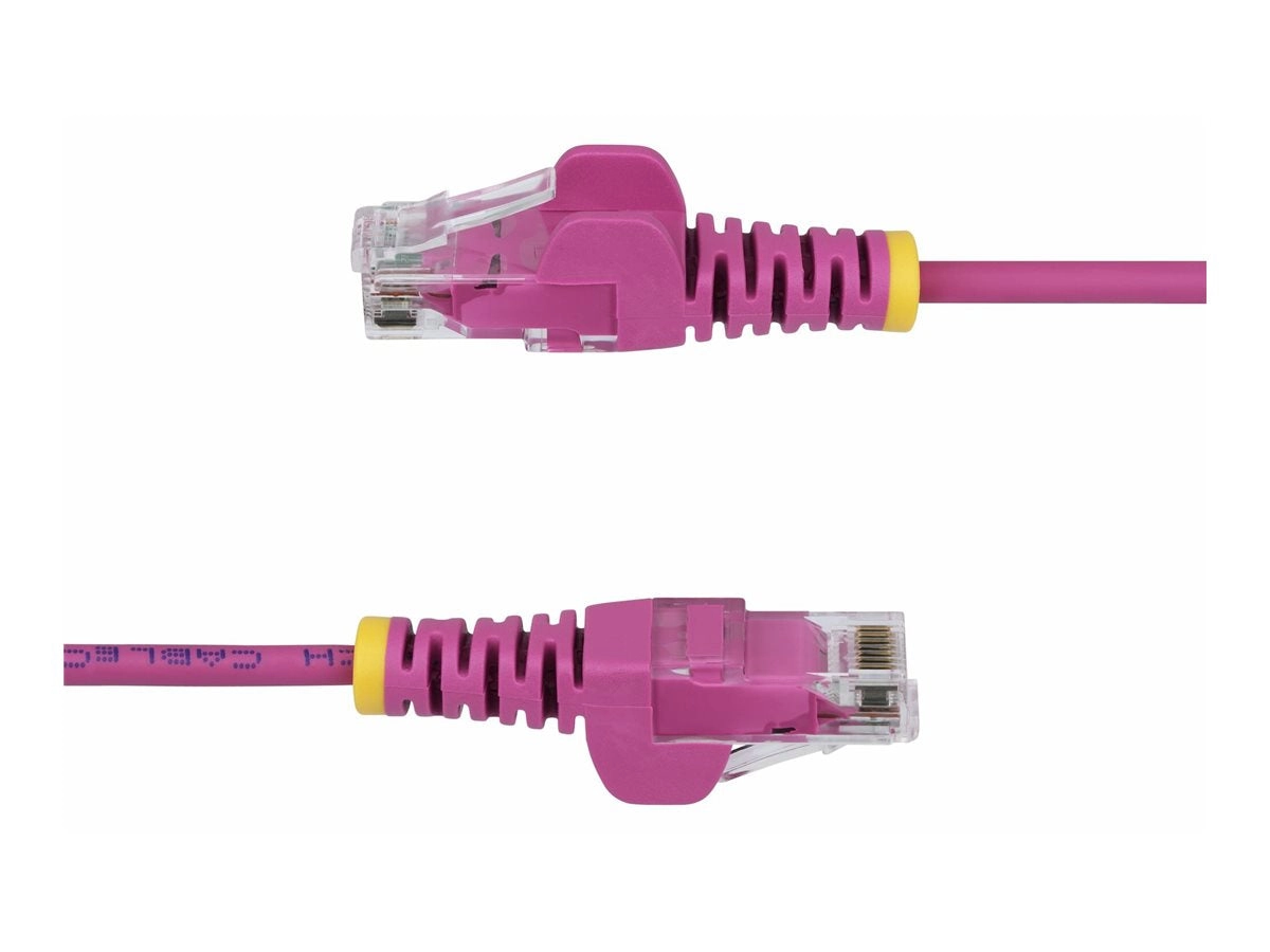 StarTech.com 10ft Pink Slim CAT6 Ethernet Cable, Snagless, 28AWG, LSZH - Patch cable - RJ-45 (M) to RJ-45 (M) - 10 ft - 0.1 in N6PAT10PKS