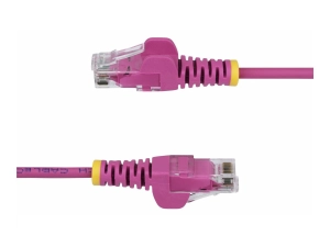 StarTech.com 10ft Pink Slim CAT6 Ethernet Cable, Snagless, 28AWG, LSZH - Patch cable - RJ-45 (M) to RJ-45 (M) - 10 ft - 0.1 in N6PAT10PKS