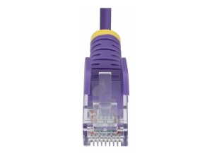 StarTech.com 10ft Purple Slim CAT6 Ethernet Cable, Snagless, 28AWG, LSZH - Patch cable - RJ-45 (M) to RJ-45 (M) - 10 ft - 0.1 N6PAT10PLS