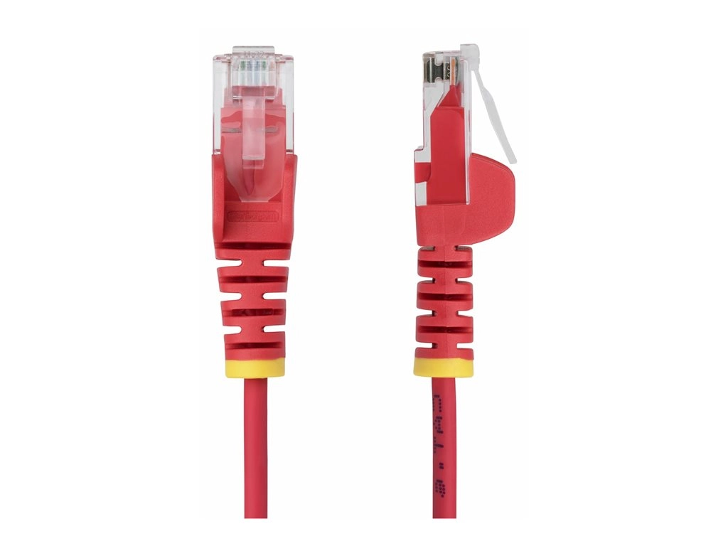StarTech.com 5ft Red Slim CAT6 Ethernet Cable, Snagless, 28AWG, LSZH - Patch cable - RJ-45 (M) to RJ-45 (M) - 5 ft - 0.1 in - N6PAT5RDS