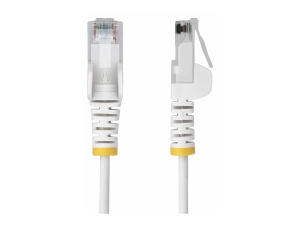 StarTech.com 5ft White Slim CAT6 Ethernet Cable, Snagless, 28AWG, LSZH - Patch cable - RJ-45 (M) to RJ-45 (M) - 5 ft - UTP - N6PAT5WHS