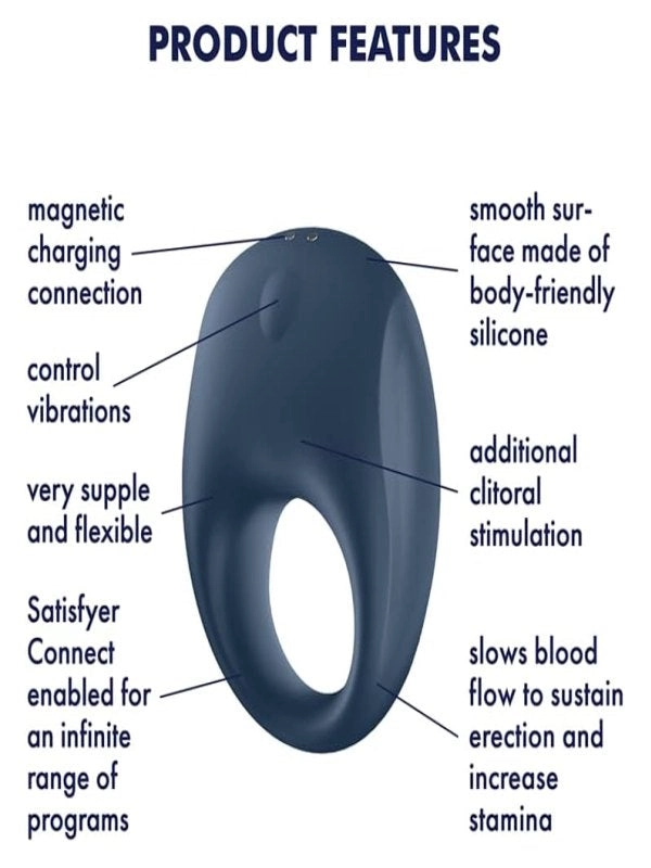 Strong One Connect App Cock Ring