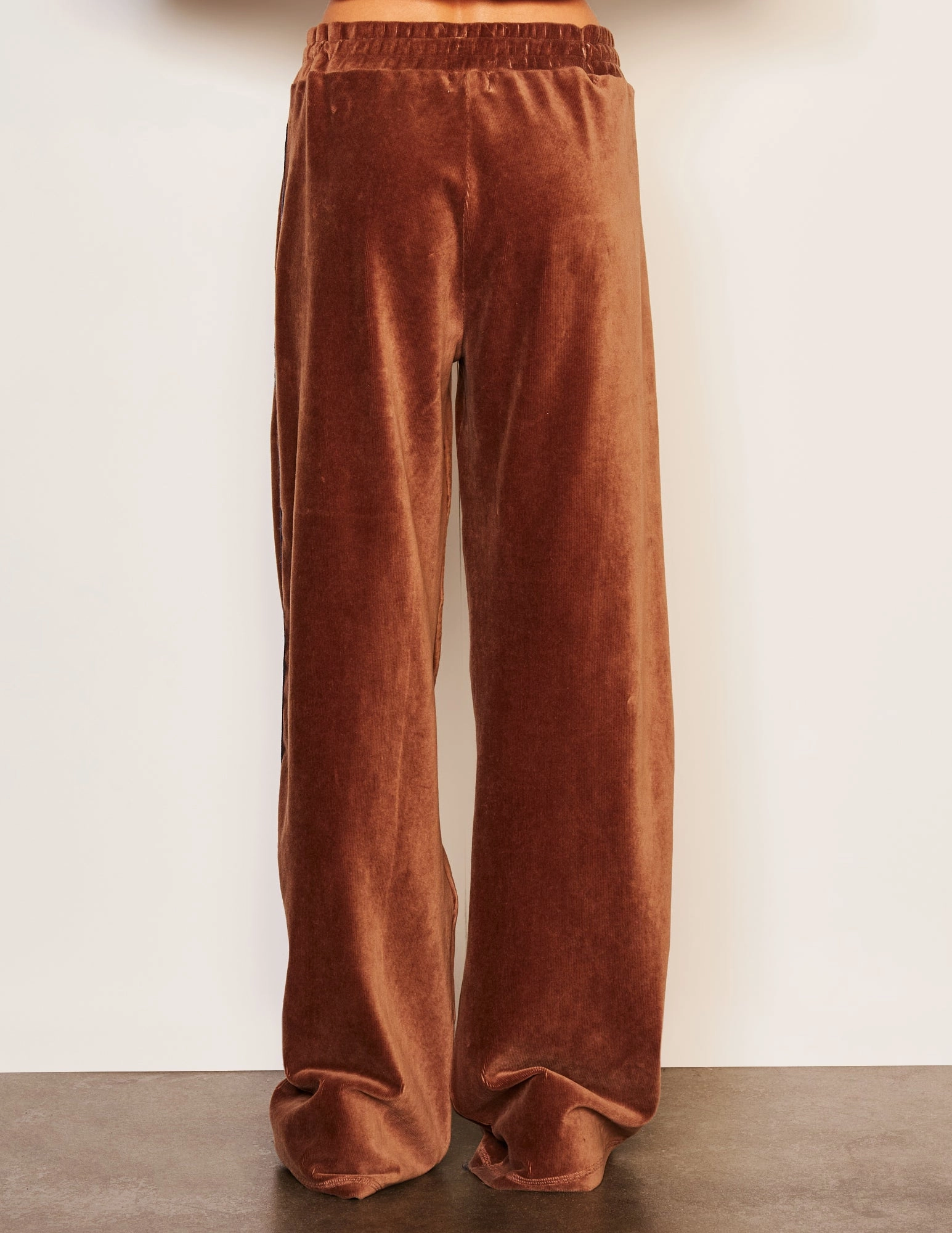 Sundry Classic Shirt & Relaxed Wide Leg Pant Set in Taupe