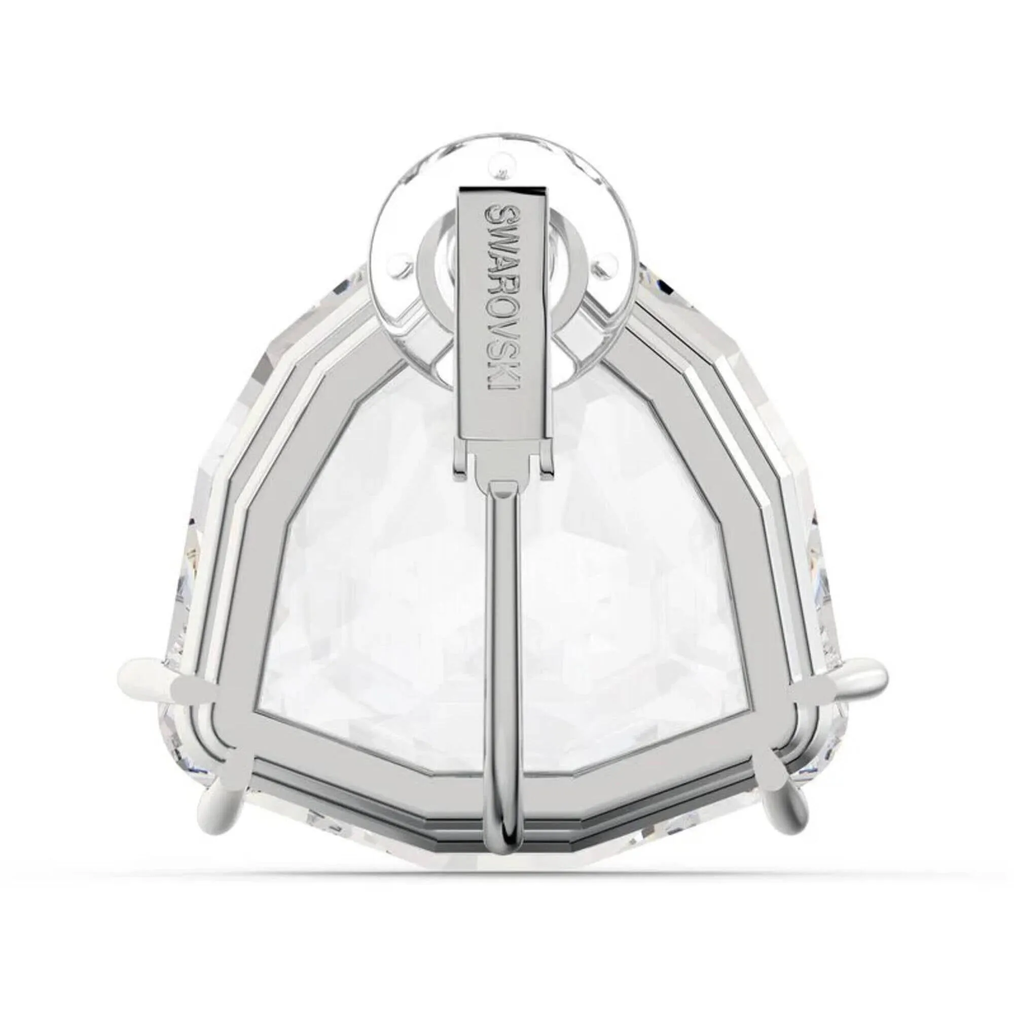 Swarovski Women's Clip Earring - Mesmera Single Clear Triangle Cut Crystal | 5600752