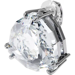 Swarovski Women's Clip Earring - Mesmera Single Clear Triangle Cut Crystal | 5600752