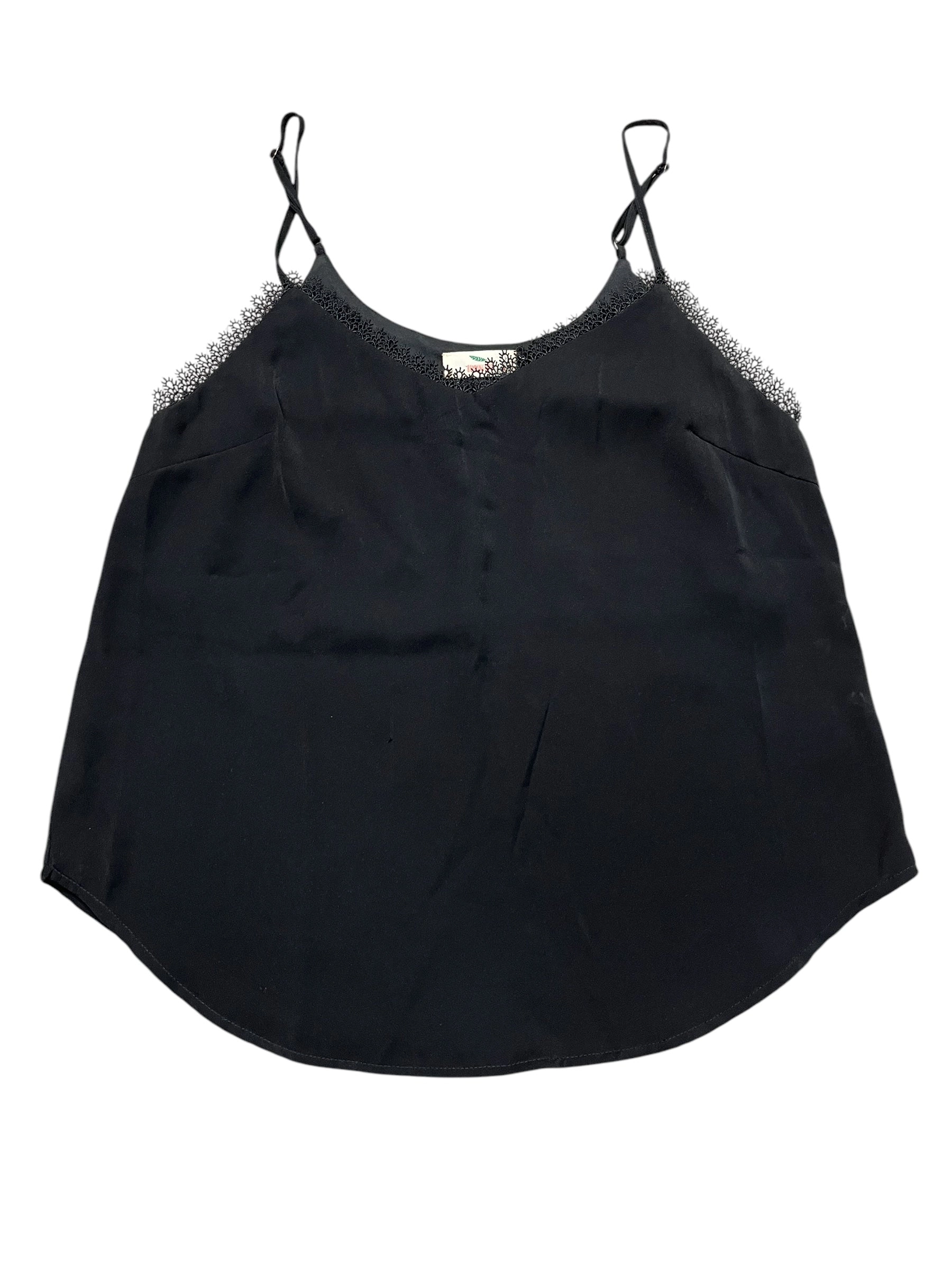 Tank Top By Hummingbird In Black, Size:S