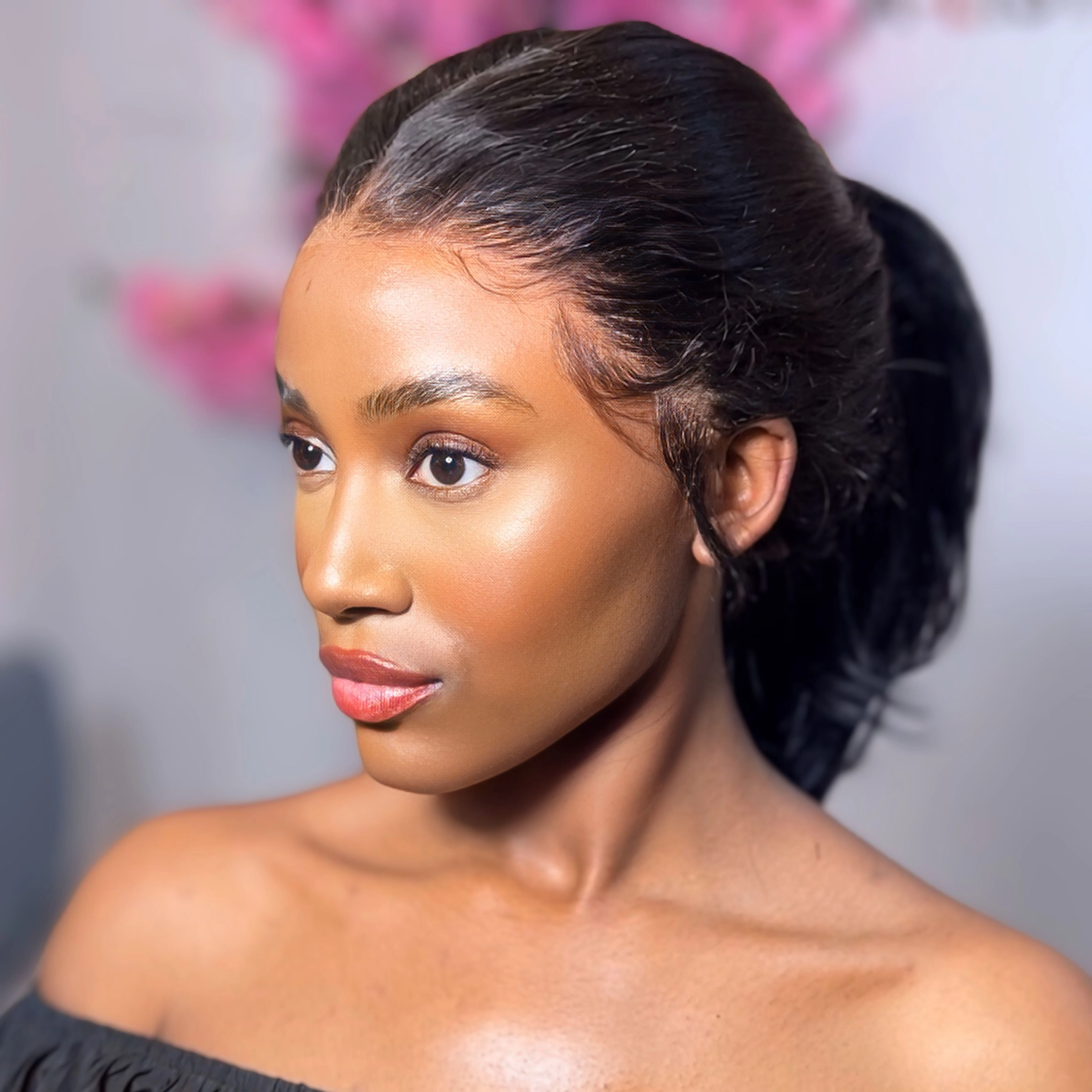 The ANDREA Body Wave Glueless Lace Front Wig – Pre-Plucked HD Lace Wig