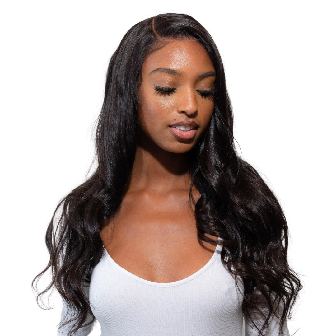 The ANDREA Body Wave Glueless Lace Front Wig – Pre-Plucked HD Lace Wig