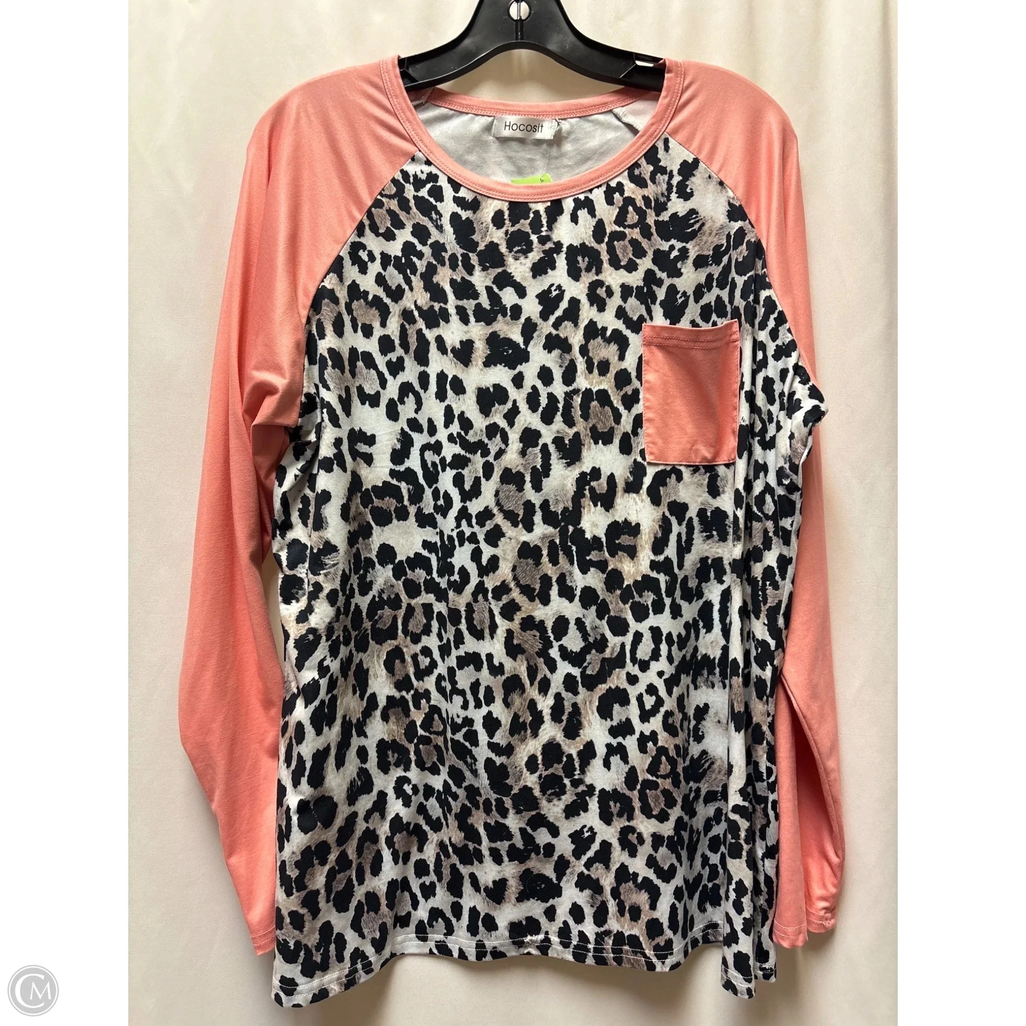 Top Long Sleeve By Clothes Mentor In Peach, Size: Xl