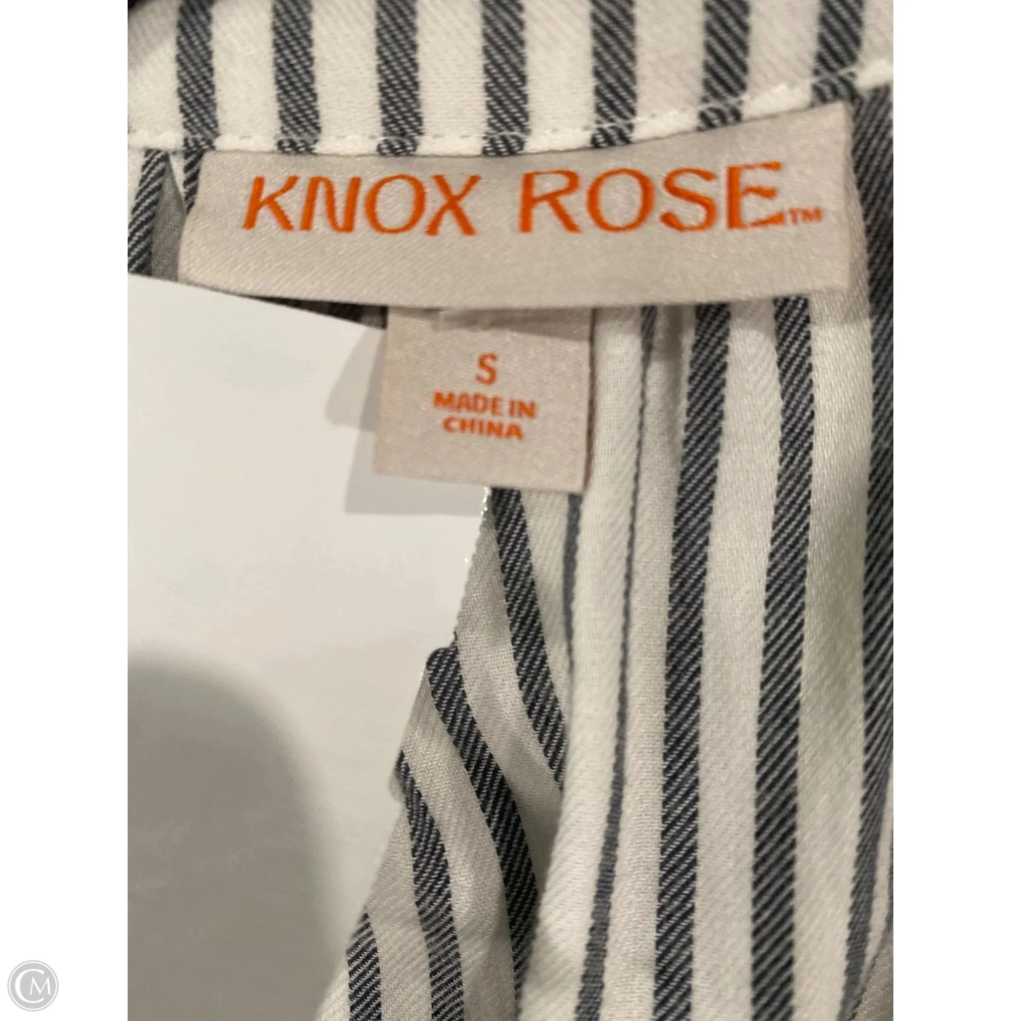 Top Long Sleeve By Knox Rose In Blue, Size: S