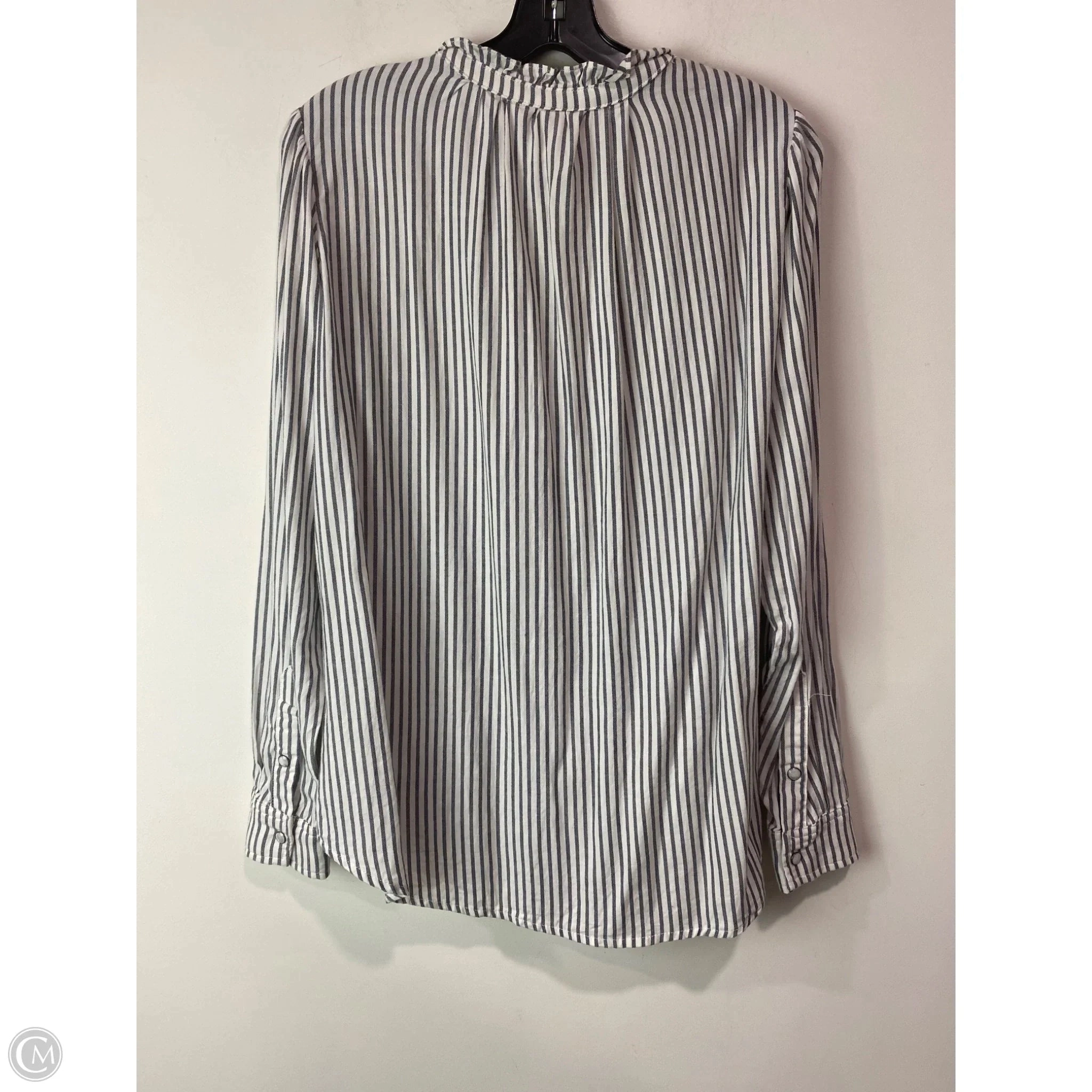 Top Long Sleeve By Knox Rose In Blue, Size: S