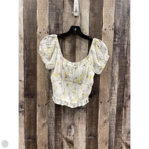 Top Short Sleeve By Hollister In Floral Print, Size: M