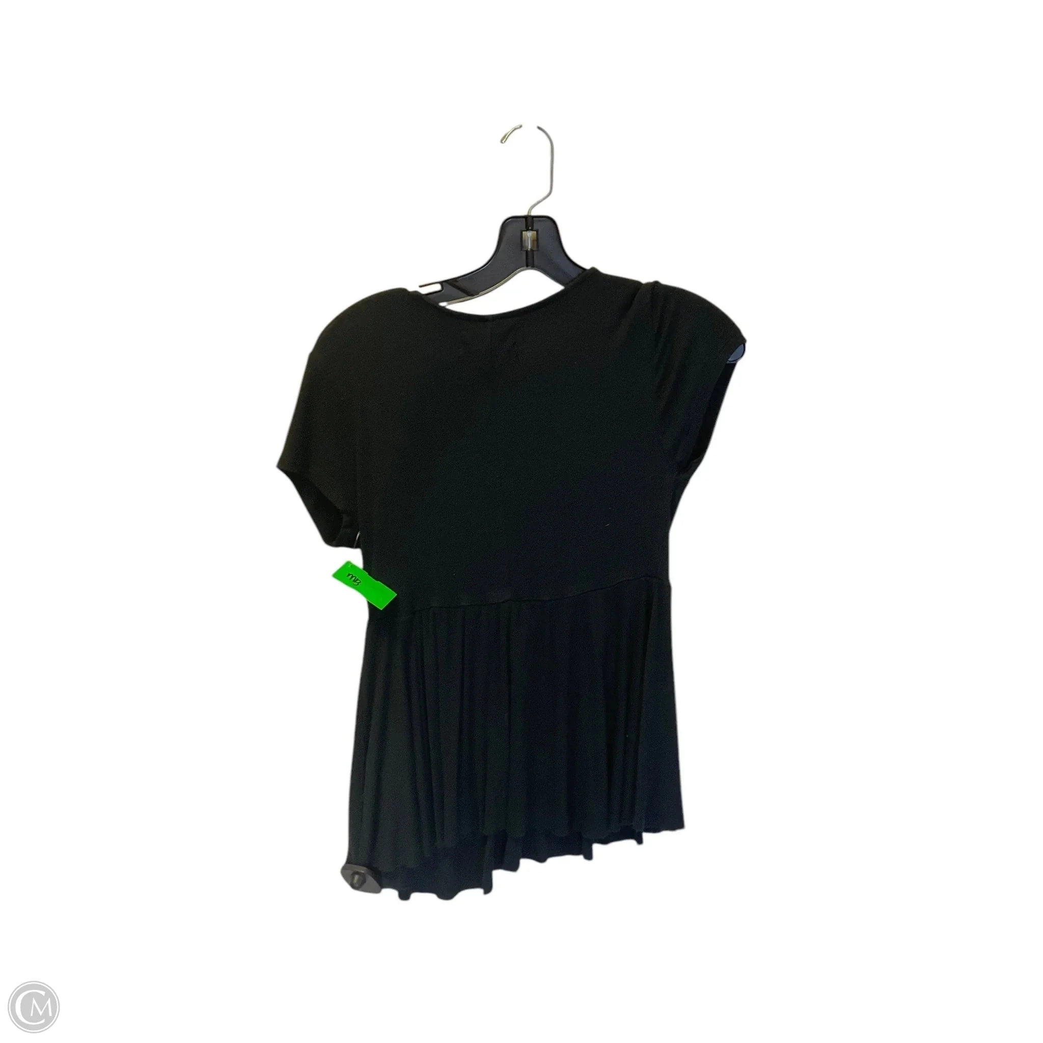 Top Short Sleeve By Urban Outfitters In Black, Size: S