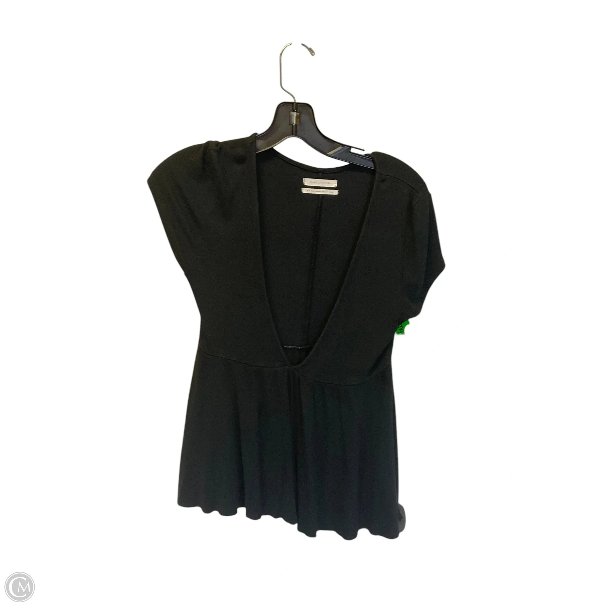 Top Short Sleeve By Urban Outfitters In Black, Size: S