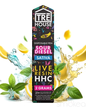 TRĒ House 2g Live Resin HHC Vape - Sour Diesel