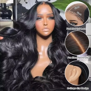 Tuneful Ready To Wear M-Cap 9x6 Pre Max Part Max Lace Body Wave Glueless Wigs