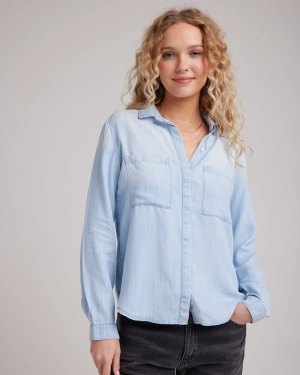 Two Pocket Classic Button Down - Sunbleach Wash