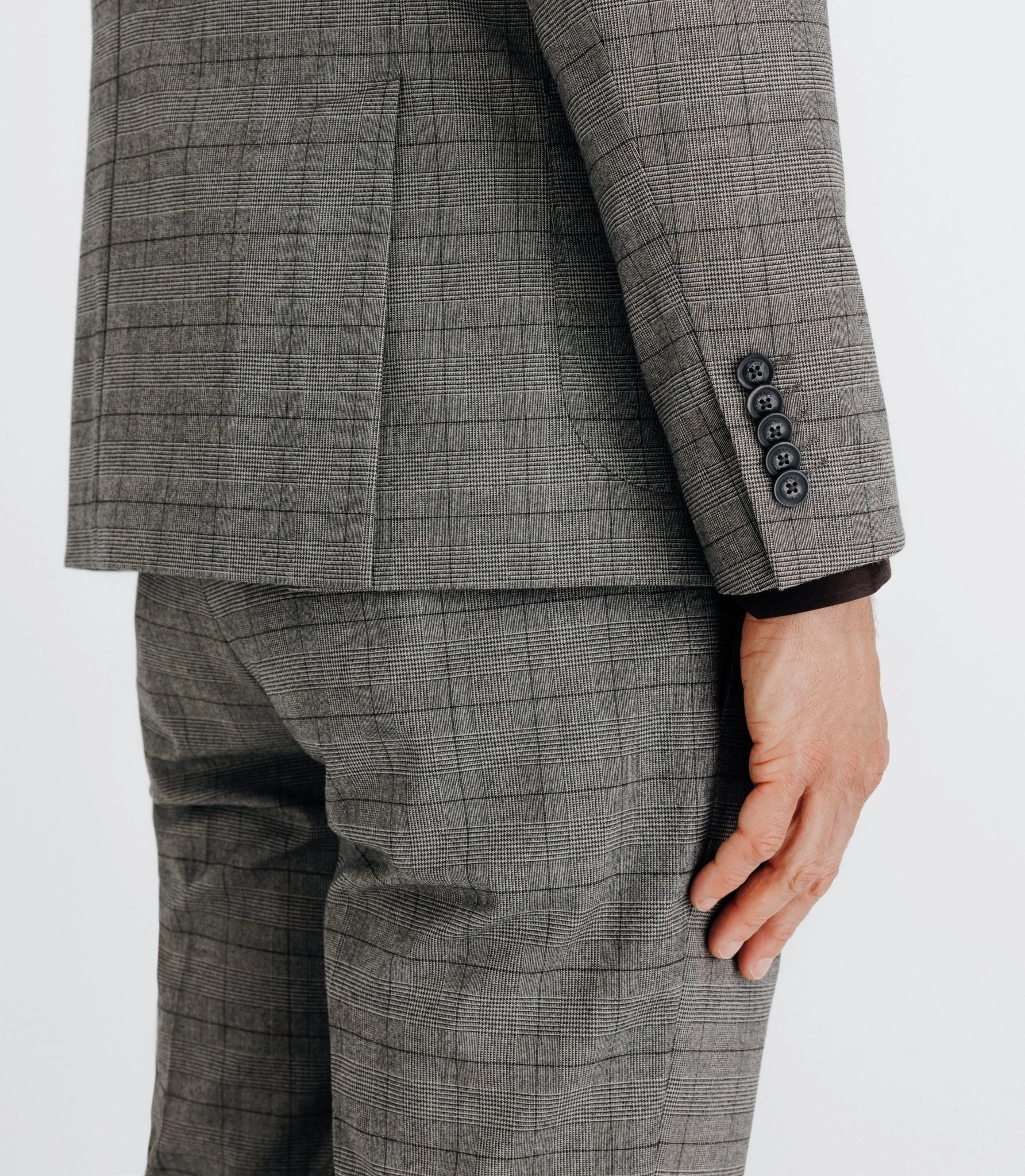 Veste ville prince de galle marron