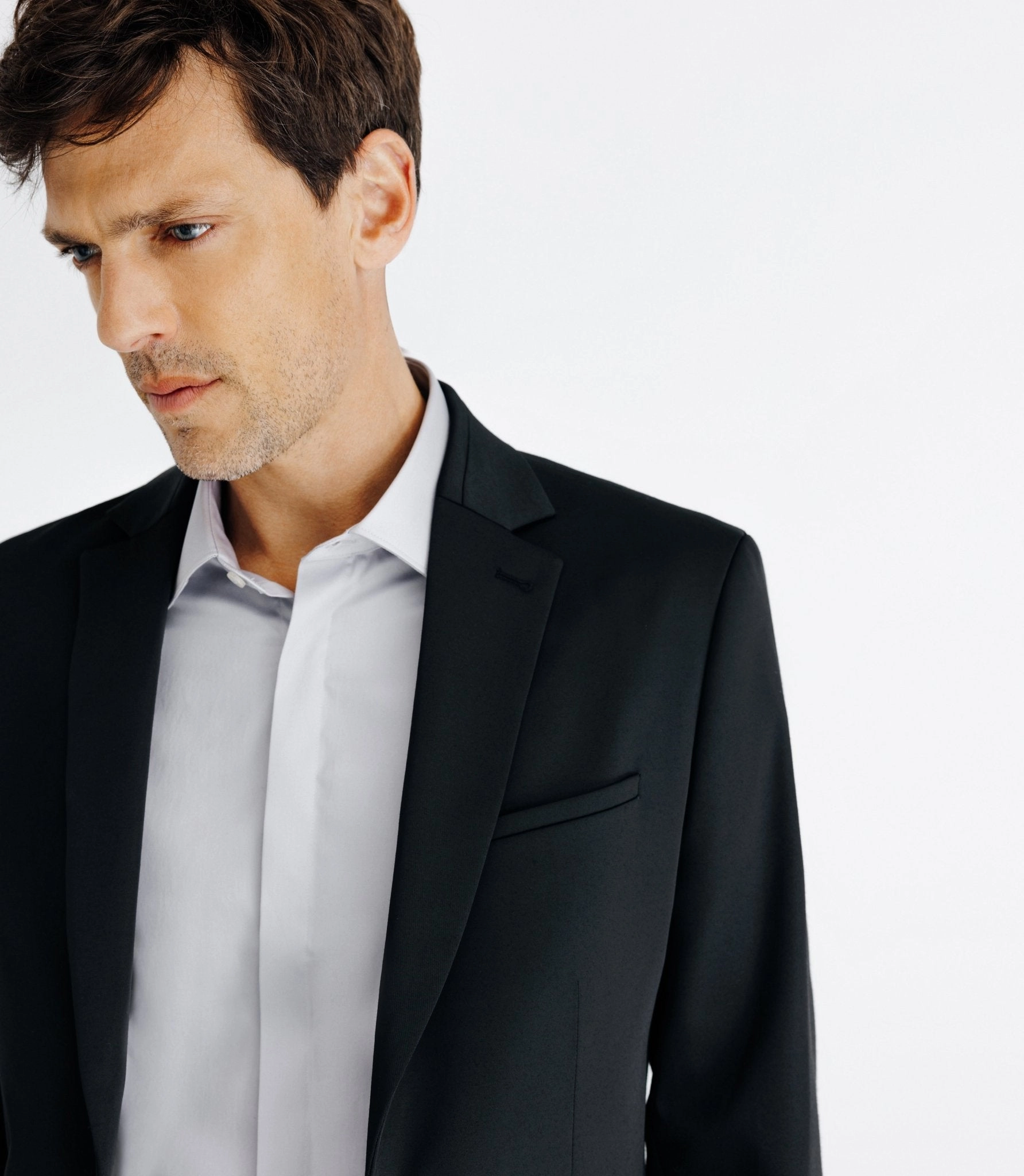 Veste ville séparable tissu technique noir