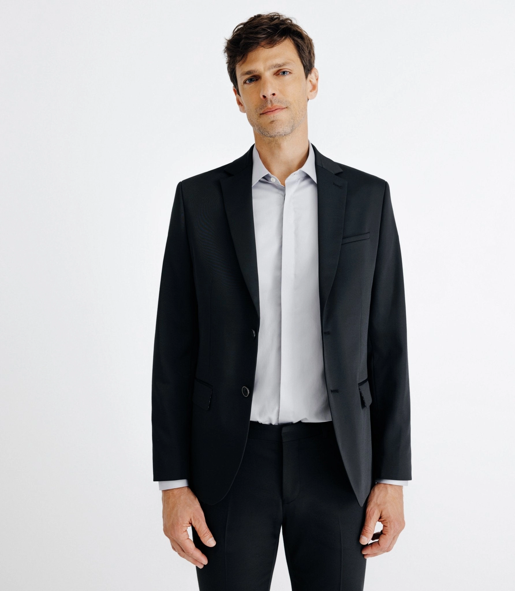 Veste ville séparable tissu technique noir
