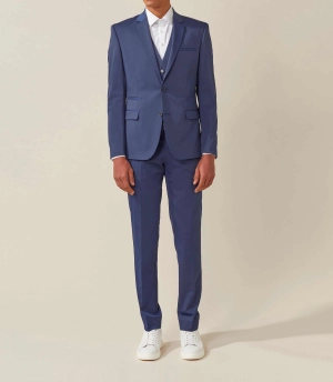 Veste ville technique bleu Anaco