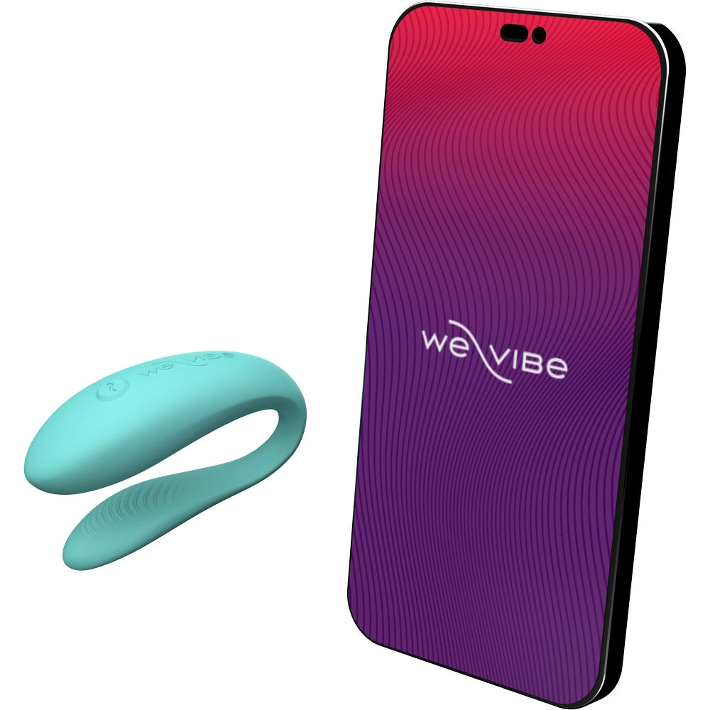 We Vibe Sync Lite Teledildonic Couples Vibrator - Aqua