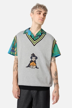 Wizard Cat Knit Vest
