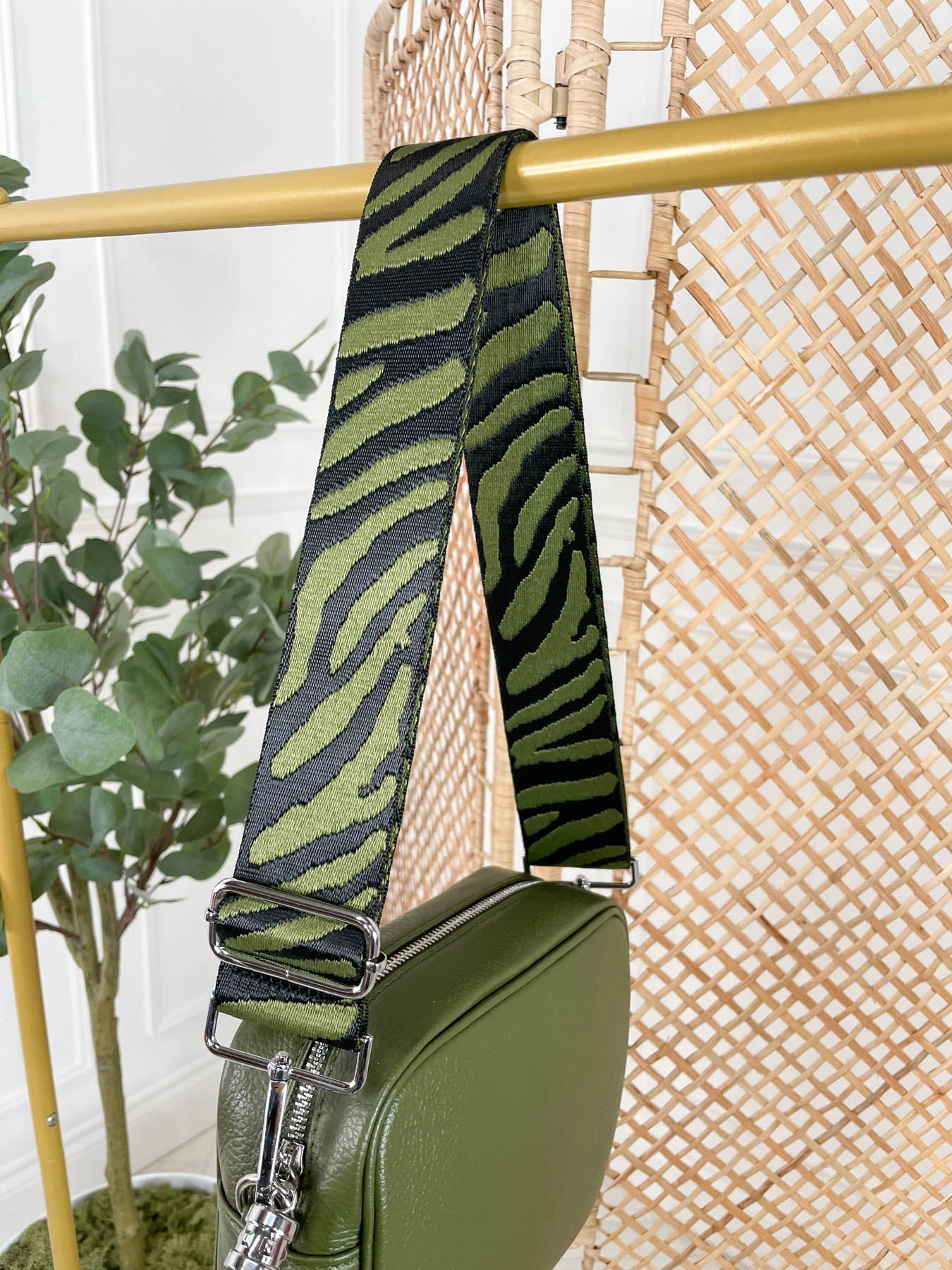 Zebra Mix & Match Bag Strap Silver Hardware - 4 Colours